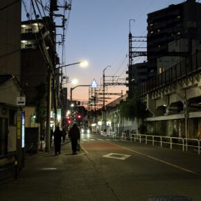 荒川区の夕焼け
